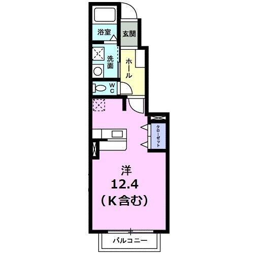 神奈川県川崎市麻生区片平４（アパート）の賃貸物件の間取り