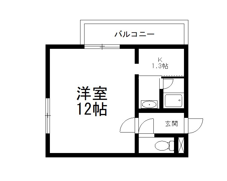 フォルム五条西洞院の間取り