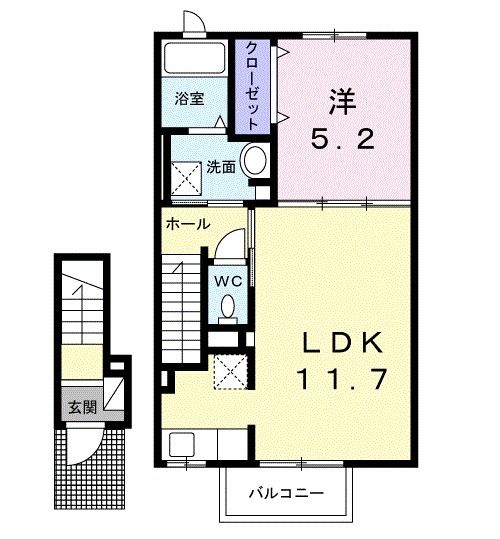 コミュニティ新館　IIの間取り