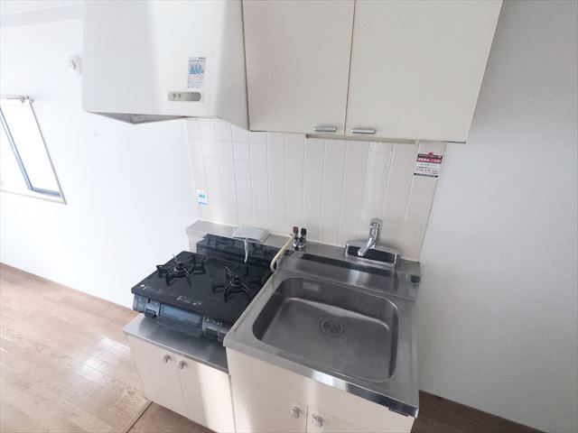 キッチン　ガスコンロ2口あります