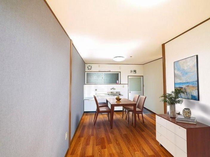 居室・リビング　CGで家具等を配置したもので家具等は含まれません