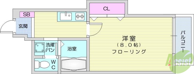 エルシャフトの間取り