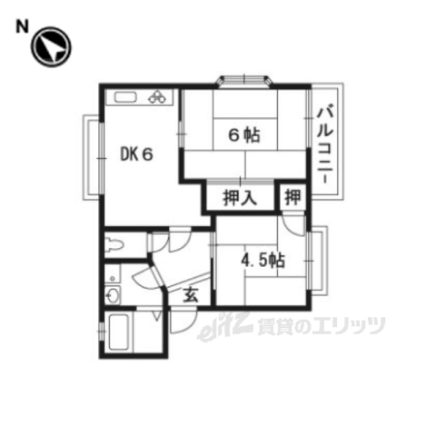 シャルム小柿の間取り