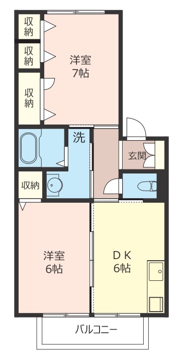 グランメールの間取り