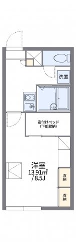 レオパレスアンジェラスの間取り