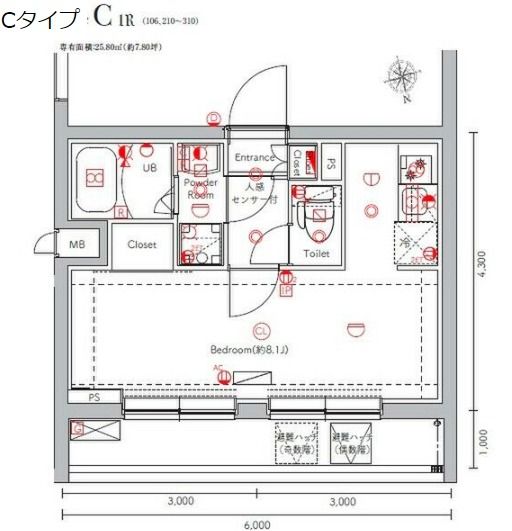 ＭＡＸＩＶ立川(マキシヴタチカワ)の間取り