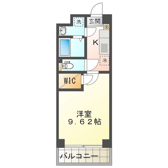 Ｓ－ＦＯＲＴ四日市西新地の間取り