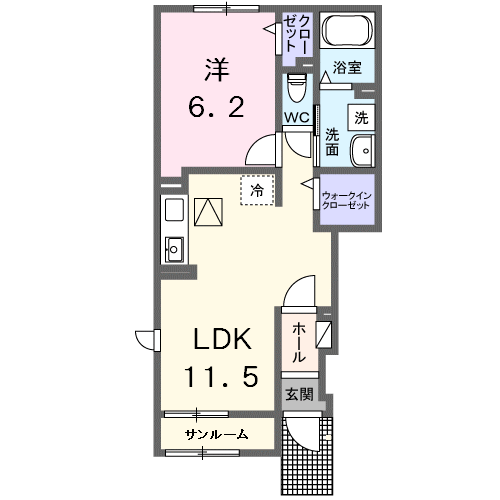 【ヘイズグラスの間取り】