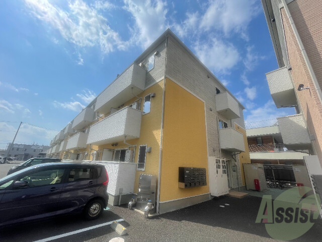 建物外観　仙台市若林区なないろの里「メリディアンなないろの里弐番館」