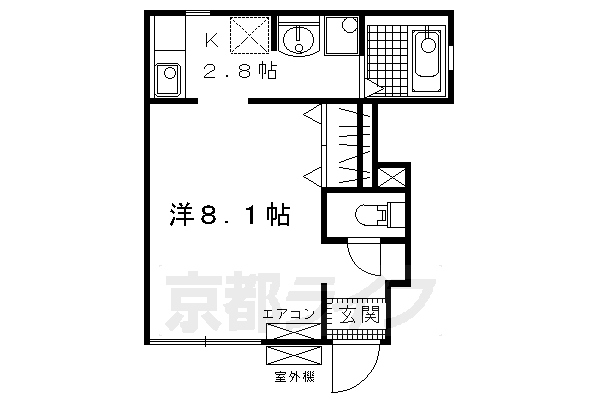 プチシャトー伏見の間取り