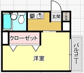 名古屋市東区泉のマンションの間取り