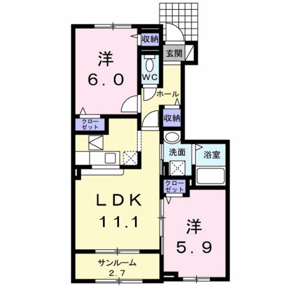 Ｉネット３の間取り