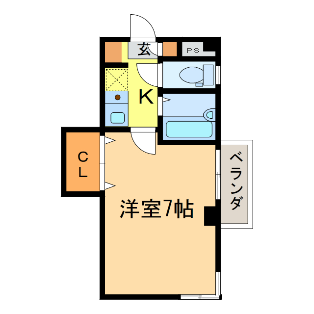 グランベル川島の間取り