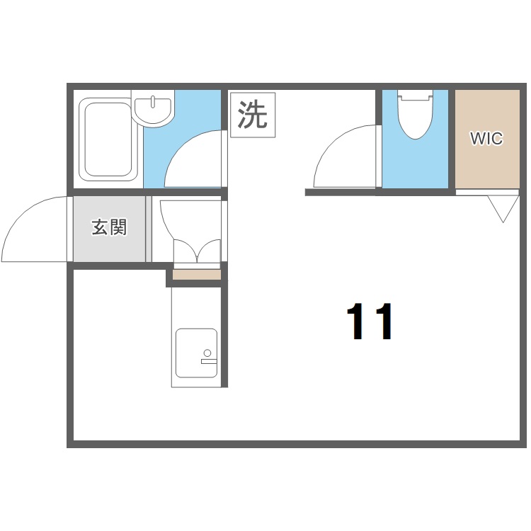 末広ハイツの間取り