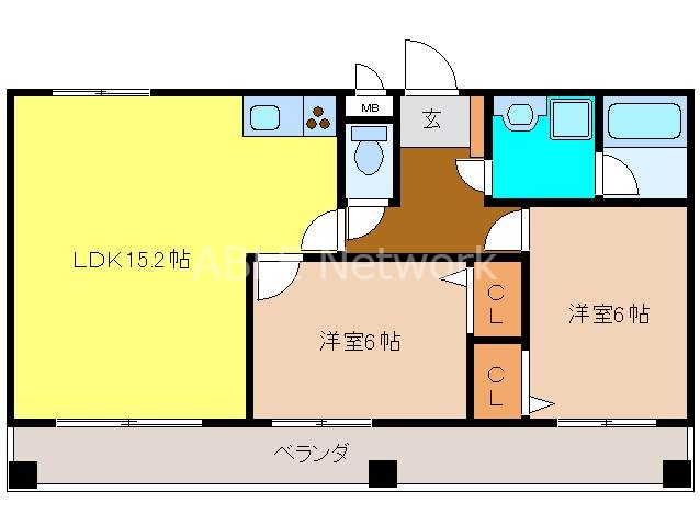 E.POPULARの間取り