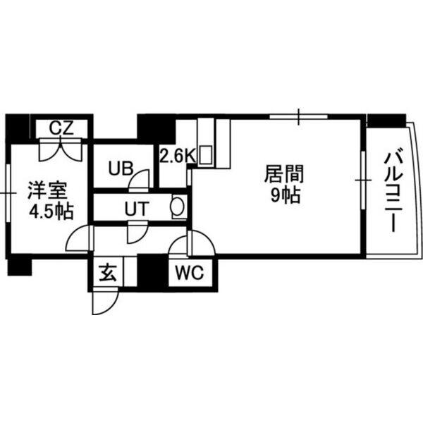 Flat Carreraの間取り