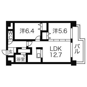 セゾン143の間取り