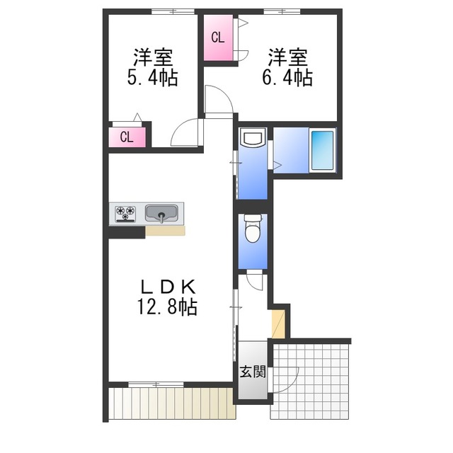 パストラル泉北の間取り