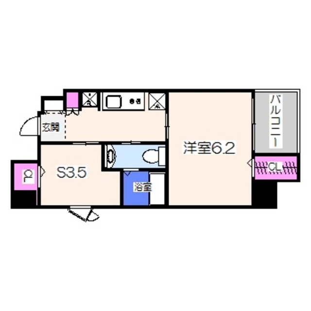 ディアコート宿屋町の間取り