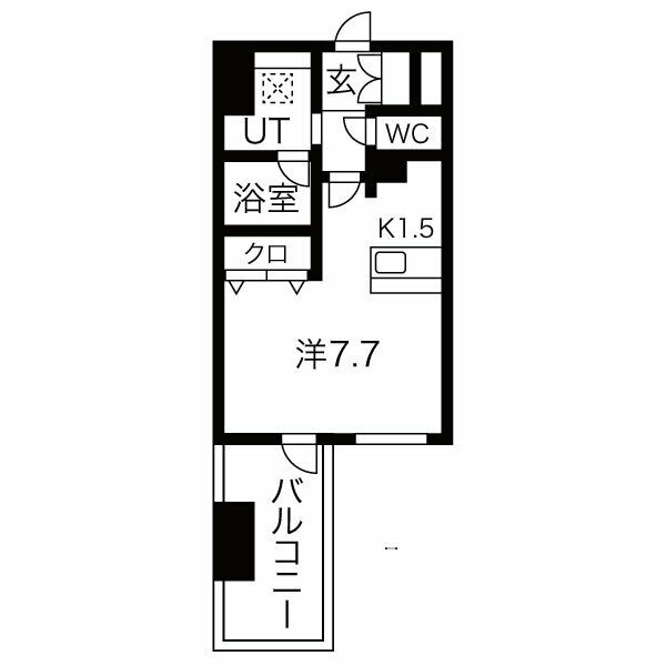 アドバンス名古屋モクシーの間取り