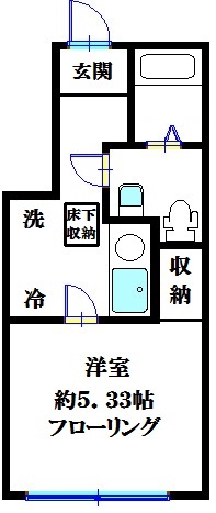 セナリオフォルム一之江の間取り