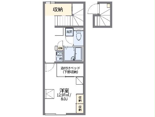 レオパレスパストラーレの間取り