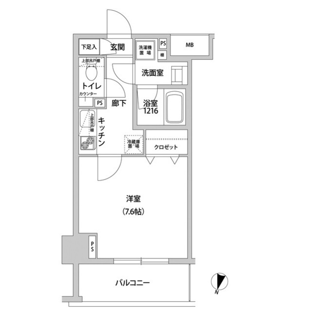 ドミール青柳の間取り