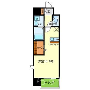 川西市小戸のマンションの間取り