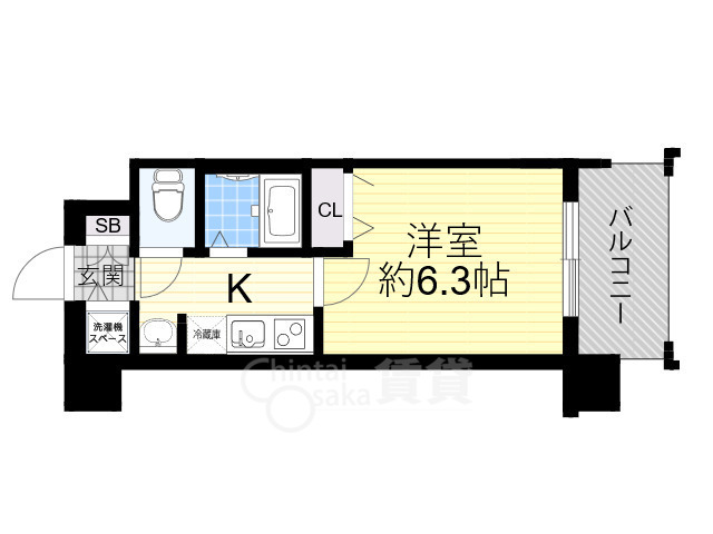 プレサンス城北公園アクアージュの間取り