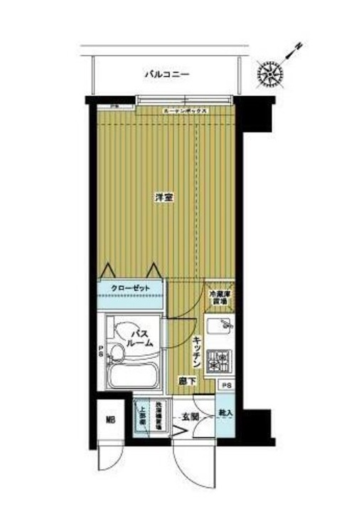 アヴァンティーク東銀座の間取り