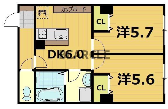 ミシガンハウス浜大津の間取り