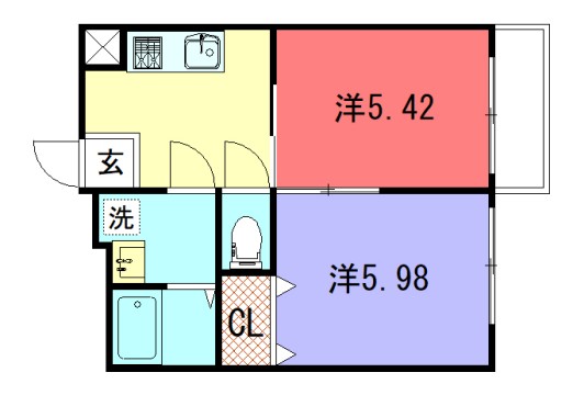 聖護院アパルトメントの間取り