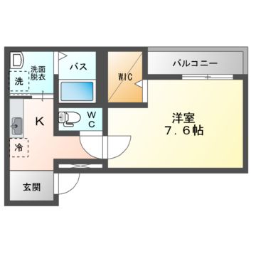 門真市向島町のアパートの間取り