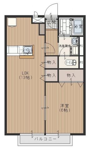 コンフォート狭山台の間取り