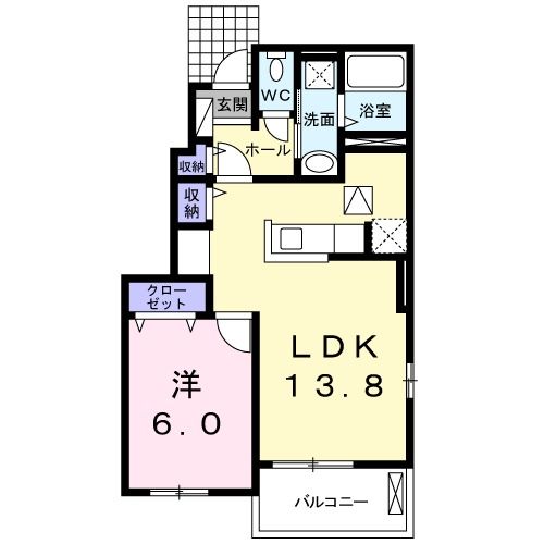 ヴェラルーナ名張IIの間取り