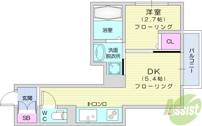 昇龍ビル3の間取り