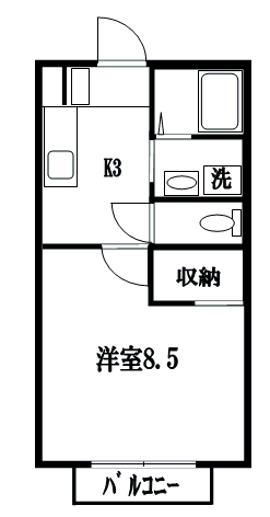 オリエントモナリエの間取り