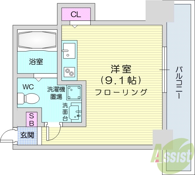 ジュエルタワーの間取り