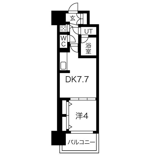 グランカーサ難波元町の間取り