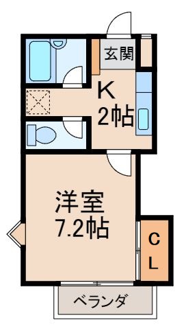 グリーンフル湯川の間取り