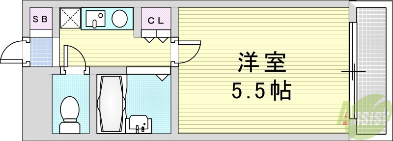 中市マンションの間取り