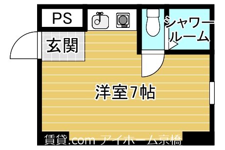 大阪市城東区成育のマンションの間取り