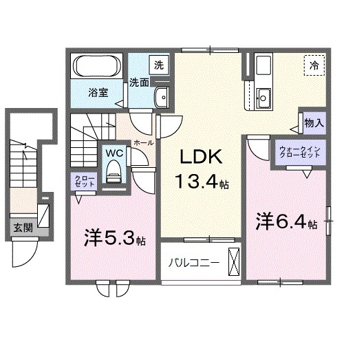 フレンドの間取り