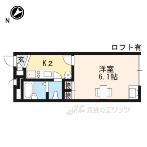 レオパレス甲賀駅前１の間取り