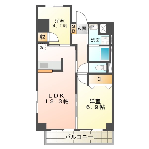 グランステージＵの間取り