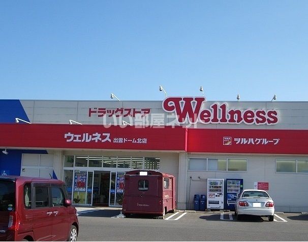 ドラックストア　ドラッグストアウェルネス 出雲ドーム北店（ドラッグストア）まで748m