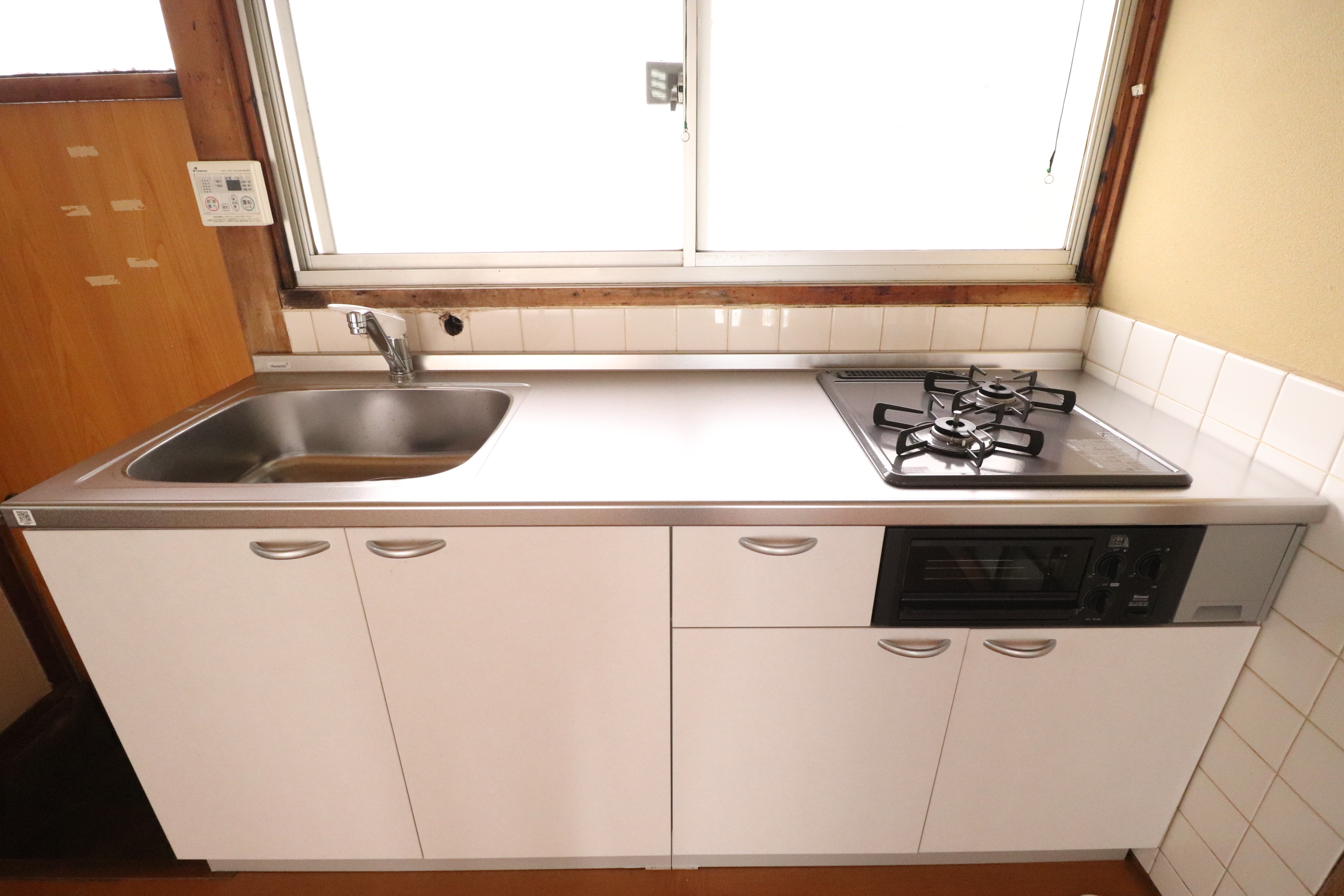 キッチン　2口コンロで同時調理可能♪