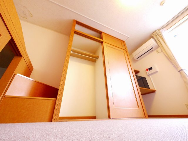 収納　たっぷりとした収納スペースです