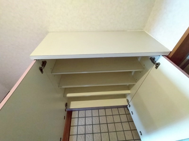 その他設備　シューズボックスが付いていますよ。玄関もスッキリ片付きます。