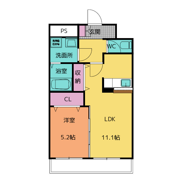 Ｍ’ｓソレイユの間取り